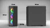 EMPOUSA EMG-17XN 750W 80 PLUS  4X120MM FAN RGB + Gaming ATX PSU YOK KUMAND VAR